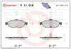 Bremsbelagsatz, Scheibenbremse Vorderachse BREMBO P 11 016 Bild Bremsbelagsatz, Scheibenbremse Vorderachse BREMBO P 11 016