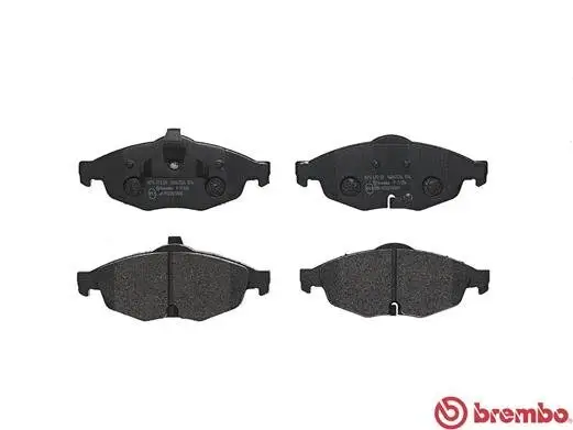 Bremsbelagsatz, Scheibenbremse Vorderachse BREMBO P 11 016 Bild Bremsbelagsatz, Scheibenbremse Vorderachse BREMBO P 11 016