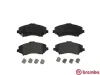 Bremsbelagsatz, Scheibenbremse Vorderachse BREMBO P 11 022 Bild Bremsbelagsatz, Scheibenbremse Vorderachse BREMBO P 11 022