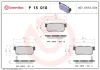 Bremsbelagsatz, Scheibenbremse Hinterachse BREMBO P 15 010 Bild Bremsbelagsatz, Scheibenbremse Hinterachse BREMBO P 15 010