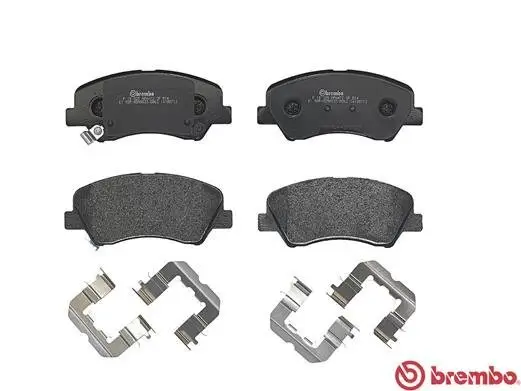 Bremsbelagsatz, Scheibenbremse Vorderachse BREMBO P 18 025 Bild Bremsbelagsatz, Scheibenbremse Vorderachse BREMBO P 18 025