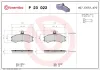 Bremsbelagsatz, Scheibenbremse BREMBO P 23 022 Bild Bremsbelagsatz, Scheibenbremse BREMBO P 23 022