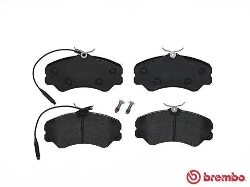 Bremsbelagsatz, Scheibenbremse Vorderachse BREMBO P 23 023