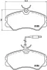 Bremsbelagsatz, Scheibenbremse Vorderachse BREMBO P 23 023 Bild Bremsbelagsatz, Scheibenbremse Vorderachse BREMBO P 23 023
