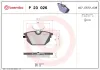 Bremsbelagsatz, Scheibenbremse Hinterachse BREMBO P 23 026 Bild Bremsbelagsatz, Scheibenbremse Hinterachse BREMBO P 23 026