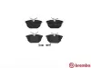 Bremsbelagsatz, Scheibenbremse Hinterachse BREMBO P 23 026 Bild Bremsbelagsatz, Scheibenbremse Hinterachse BREMBO P 23 026