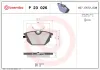 Bremsbelagsatz, Scheibenbremse Hinterachse BREMBO P 23 026 Bild Bremsbelagsatz, Scheibenbremse Hinterachse BREMBO P 23 026
