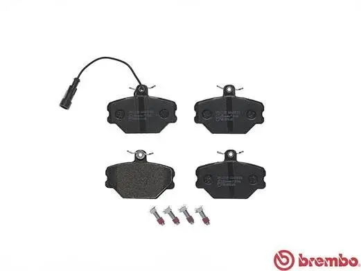 Bremsbelagsatz, Scheibenbremse Vorderachse BREMBO P 23 044 Bild Bremsbelagsatz, Scheibenbremse Vorderachse BREMBO P 23 044