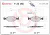 Bremsbelagsatz, Scheibenbremse Vorderachse BREMBO P 23 056