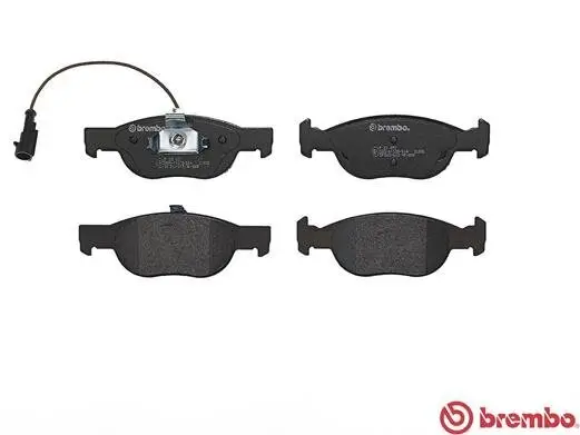 Bremsbelagsatz, Scheibenbremse Vorderachse BREMBO P 23 057 Bild Bremsbelagsatz, Scheibenbremse Vorderachse BREMBO P 23 057
