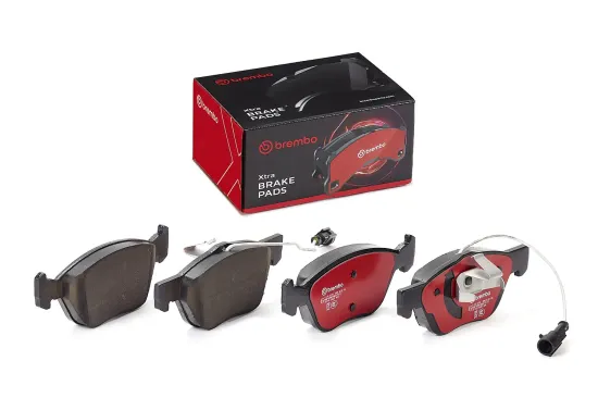 Bremsbelagsatz, Scheibenbremse Vorderachse BREMBO P 23 077X Bild Bremsbelagsatz, Scheibenbremse Vorderachse BREMBO P 23 077X