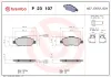 Bremsbelagsatz, Scheibenbremse Vorderachse BREMBO P 23 107 Bild Bremsbelagsatz, Scheibenbremse Vorderachse BREMBO P 23 107