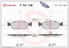 Bremsbelagsatz, Scheibenbremse Vorderachse BREMBO P 23 138 Bild Bremsbelagsatz, Scheibenbremse Vorderachse BREMBO P 23 138