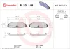 Bremsbelagsatz, Scheibenbremse Vorderachse BREMBO P 23 149 Bild Bremsbelagsatz, Scheibenbremse Vorderachse BREMBO P 23 149