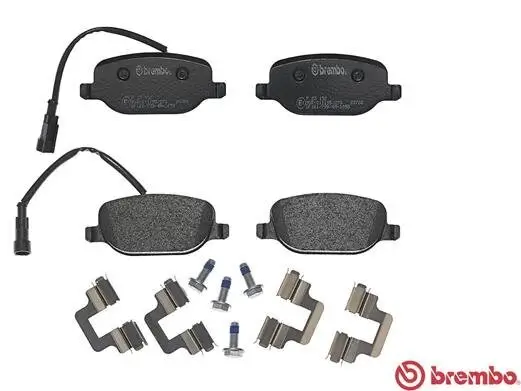 Bremsbelagsatz, Scheibenbremse Hinterachse BREMBO P 23 152 Bild Bremsbelagsatz, Scheibenbremse Hinterachse BREMBO P 23 152