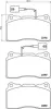 Bremsbelagsatz, Scheibenbremse Vorderachse BREMBO P 23 154 Bild Bremsbelagsatz, Scheibenbremse Vorderachse BREMBO P 23 154