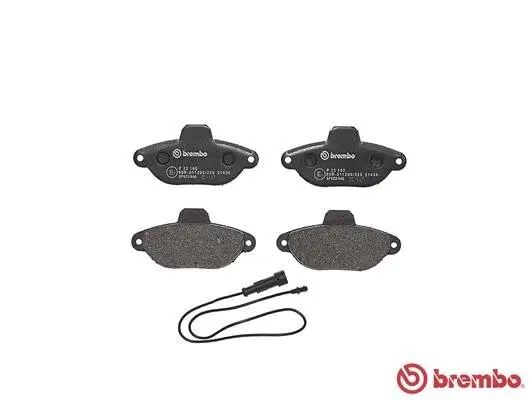 Bremsbelagsatz, Scheibenbremse BREMBO P 23 160 Bild Bremsbelagsatz, Scheibenbremse BREMBO P 23 160