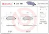 Bremsbelagsatz, Scheibenbremse Vorderachse BREMBO P 23 161 Bild Bremsbelagsatz, Scheibenbremse Vorderachse BREMBO P 23 161