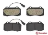 Bremsbelagsatz, Scheibenbremse Vorderachse BREMBO P 23 162 Bild Bremsbelagsatz, Scheibenbremse Vorderachse BREMBO P 23 162