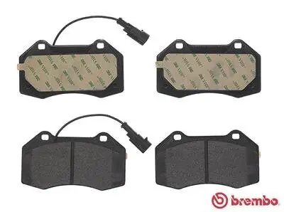 Bremsbelagsatz, Scheibenbremse Vorderachse BREMBO P 23 162 Bild Bremsbelagsatz, Scheibenbremse Vorderachse BREMBO P 23 162
