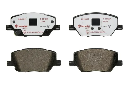 Bremsbelagsatz, Scheibenbremse BREMBO P 23 164X Bild Bremsbelagsatz, Scheibenbremse BREMBO P 23 164X