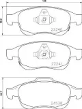Bremsbelagsatz, Scheibenbremse Vorderachse BREMBO P 23 165