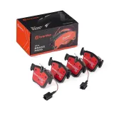 Bremsbelagsatz, Scheibenbremse Hinterachse BREMBO P 23 180X