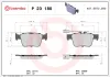 Bremsbelagsatz, Scheibenbremse Hinterachse BREMBO P 23 180 Bild Bremsbelagsatz, Scheibenbremse Hinterachse BREMBO P 23 180