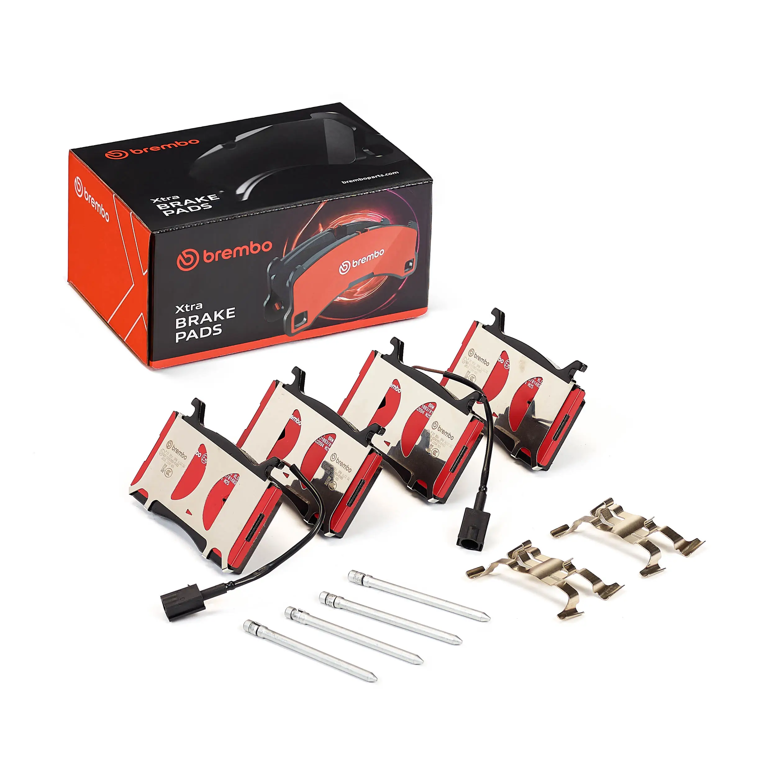 Bremsbelagsatz, Scheibenbremse Vorderachse BREMBO P 23 185X