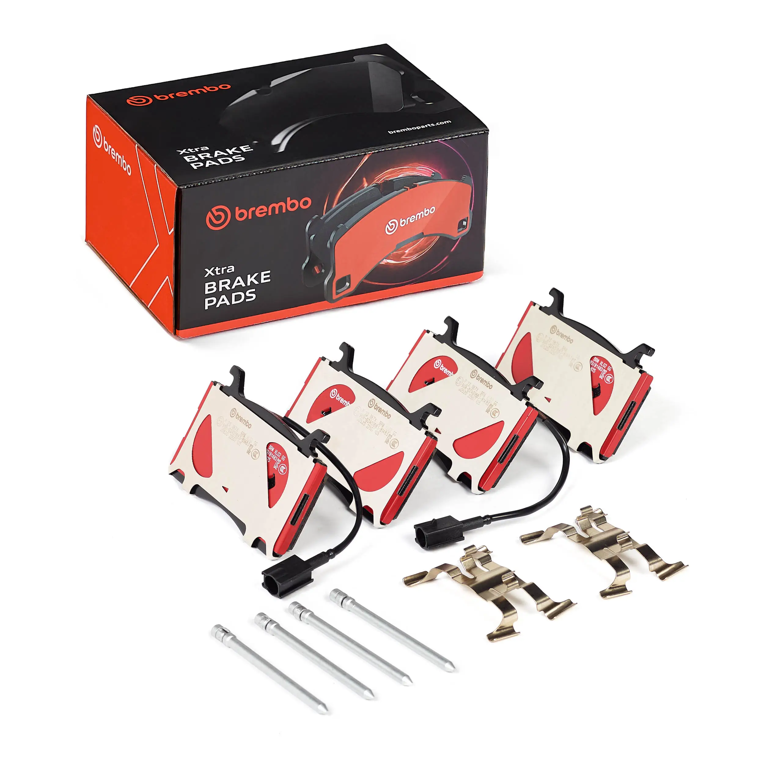 Bremsbelagsatz, Scheibenbremse Vorderachse BREMBO P 23 187X