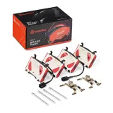 Bremsbelagsatz, Scheibenbremse Vorderachse BREMBO P 23 187X