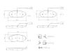 Bremsbelagsatz, Scheibenbremse BREMBO P 23 204 Bild Bremsbelagsatz, Scheibenbremse BREMBO P 23 204