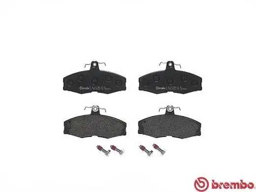 Bremsbelagsatz, Scheibenbremse Vorderachse BREMBO P 24 013 Bild Bremsbelagsatz, Scheibenbremse Vorderachse BREMBO P 24 013