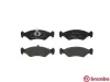 Bremsbelagsatz, Scheibenbremse Vorderachse BREMBO P 24 028 Bild Bremsbelagsatz, Scheibenbremse Vorderachse BREMBO P 24 028