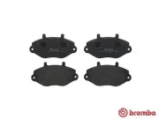 Bremsbelagsatz, Scheibenbremse Vorderachse BREMBO P 24 033