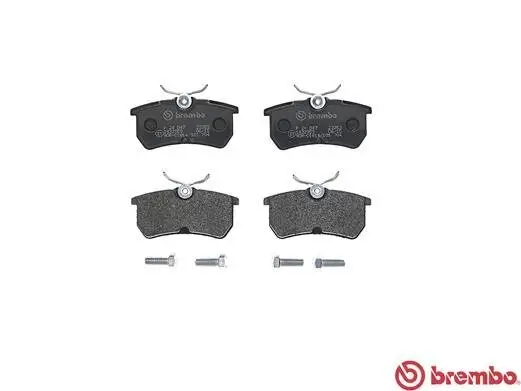 Bremsbelagsatz, Scheibenbremse Hinterachse BREMBO P 24 047 Bild Bremsbelagsatz, Scheibenbremse Hinterachse BREMBO P 24 047