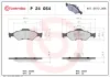 Bremsbelagsatz, Scheibenbremse Vorderachse BREMBO P 24 054 Bild Bremsbelagsatz, Scheibenbremse Vorderachse BREMBO P 24 054