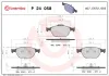 Bremsbelagsatz, Scheibenbremse Vorderachse BREMBO P 24 058 Bild Bremsbelagsatz, Scheibenbremse Vorderachse BREMBO P 24 058