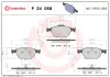 Bremsbelagsatz, Scheibenbremse Vorderachse BREMBO P 24 058 Bild Bremsbelagsatz, Scheibenbremse Vorderachse BREMBO P 24 058