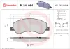 Bremsbelagsatz, Scheibenbremse Vorderachse BREMBO P 24 064 Bild Bremsbelagsatz, Scheibenbremse Vorderachse BREMBO P 24 064