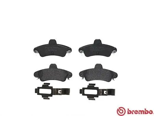 Bremsbelagsatz, Scheibenbremse Hinterachse BREMBO P 24 070 Bild Bremsbelagsatz, Scheibenbremse Hinterachse BREMBO P 24 070