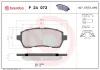 Bremsbelagsatz, Scheibenbremse Vorderachse BREMBO P 24 072X Bild Bremsbelagsatz, Scheibenbremse Vorderachse BREMBO P 24 072X