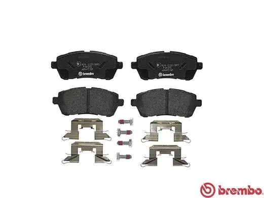 Bremsbelagsatz, Scheibenbremse BREMBO P 24 072 Bild Bremsbelagsatz, Scheibenbremse BREMBO P 24 072