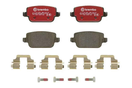 Bremsbelagsatz, Scheibenbremse BREMBO P 24 075X Bild Bremsbelagsatz, Scheibenbremse BREMBO P 24 075X