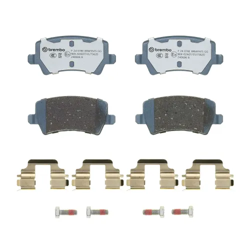 Bremsbelagsatz, Scheibenbremse Hinterachse BREMBO P 24 078E Bild Bremsbelagsatz, Scheibenbremse Hinterachse BREMBO P 24 078E