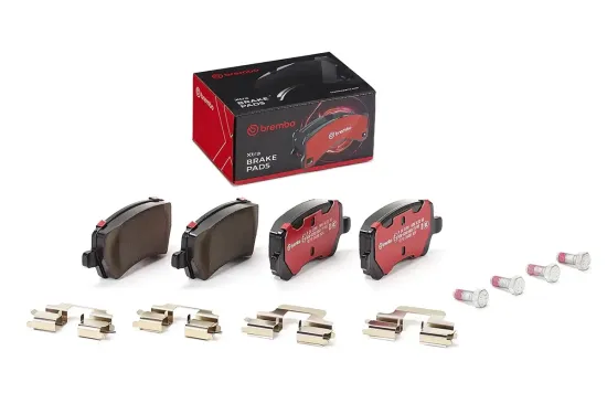 Bremsbelagsatz, Scheibenbremse Hinterachse BREMBO P 24 078X Bild Bremsbelagsatz, Scheibenbremse Hinterachse BREMBO P 24 078X