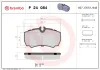 Bremsbelagsatz, Scheibenbremse Hinterachse BREMBO P 24 084 Bild Bremsbelagsatz, Scheibenbremse Hinterachse BREMBO P 24 084
