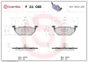 Bremsbelagsatz, Scheibenbremse Hinterachse BREMBO P 24 085 Bild Bremsbelagsatz, Scheibenbremse Hinterachse BREMBO P 24 085