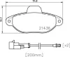 Bremsbelagsatz, Scheibenbremse BREMBO P 24 147 Bild Bremsbelagsatz, Scheibenbremse BREMBO P 24 147