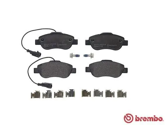 Bremsbelagsatz, Scheibenbremse Vorderachse BREMBO P 24 150 Bild Bremsbelagsatz, Scheibenbremse Vorderachse BREMBO P 24 150